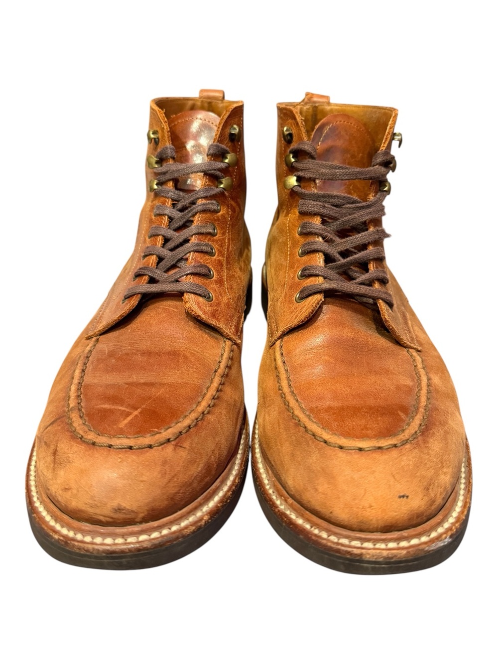 J. Crew Kenton Pacer Leather Boots Men’s Sz 10.5 - Picture 3 of 10